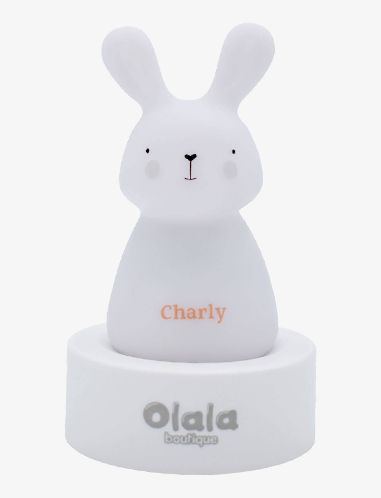 Olala Boutique - Night Light Solo - Bunny - næturlampar - white - 1