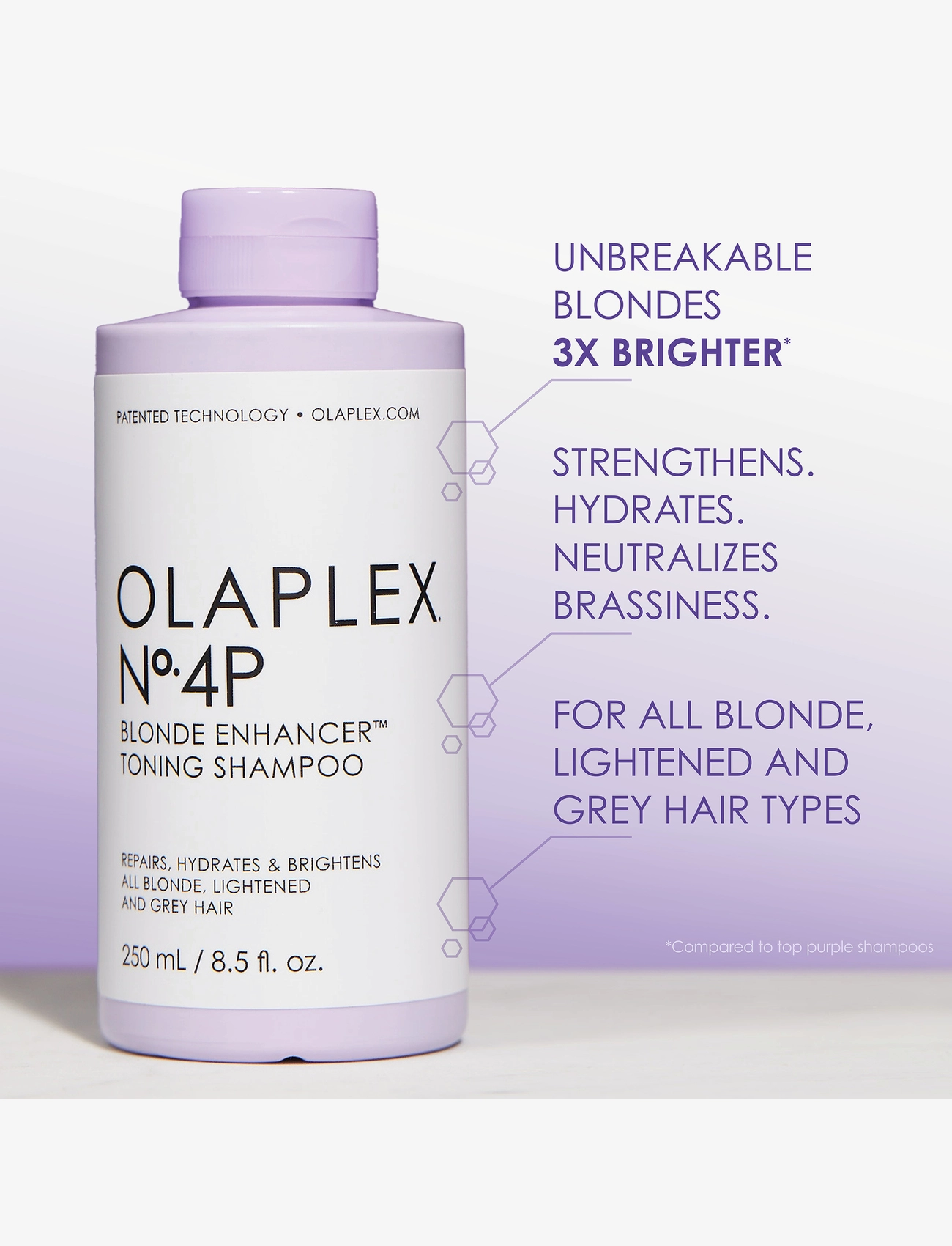 Olaplex - No. 4P Blonde Enhancer Toning Shampoo - no color - 1