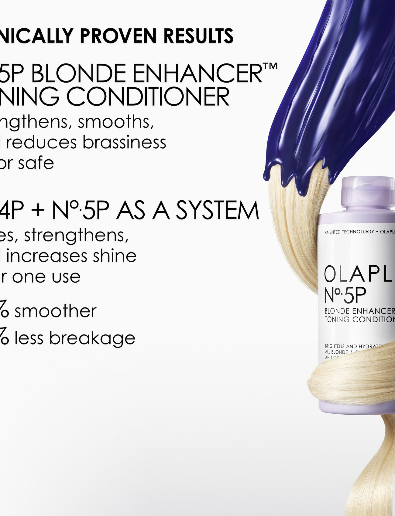 Olaplex - No.5P Blonde Enhancer Toning Conditioner 250ml - silver-balsam - no color - 2