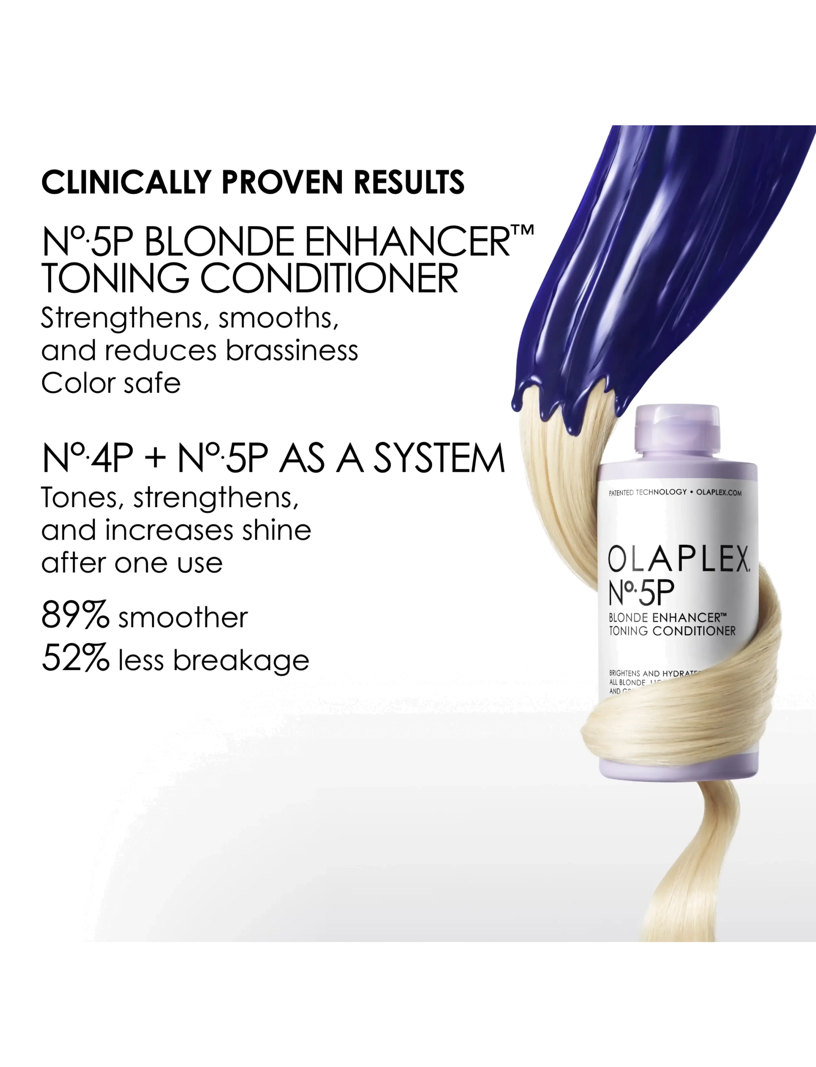 Olaplex - No. 5P Blonde Enhancer Toning Conditioner - hõbepalsamid - no color - 2