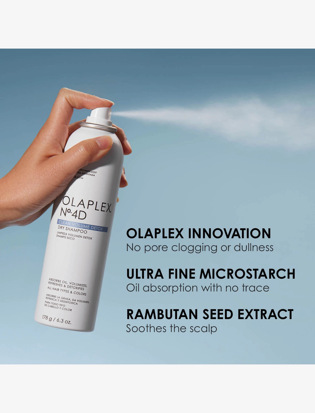 Olaplex - No. 4D Clean Volume Detox Dry Shampoo (50ml) - juuksed - no color - 3