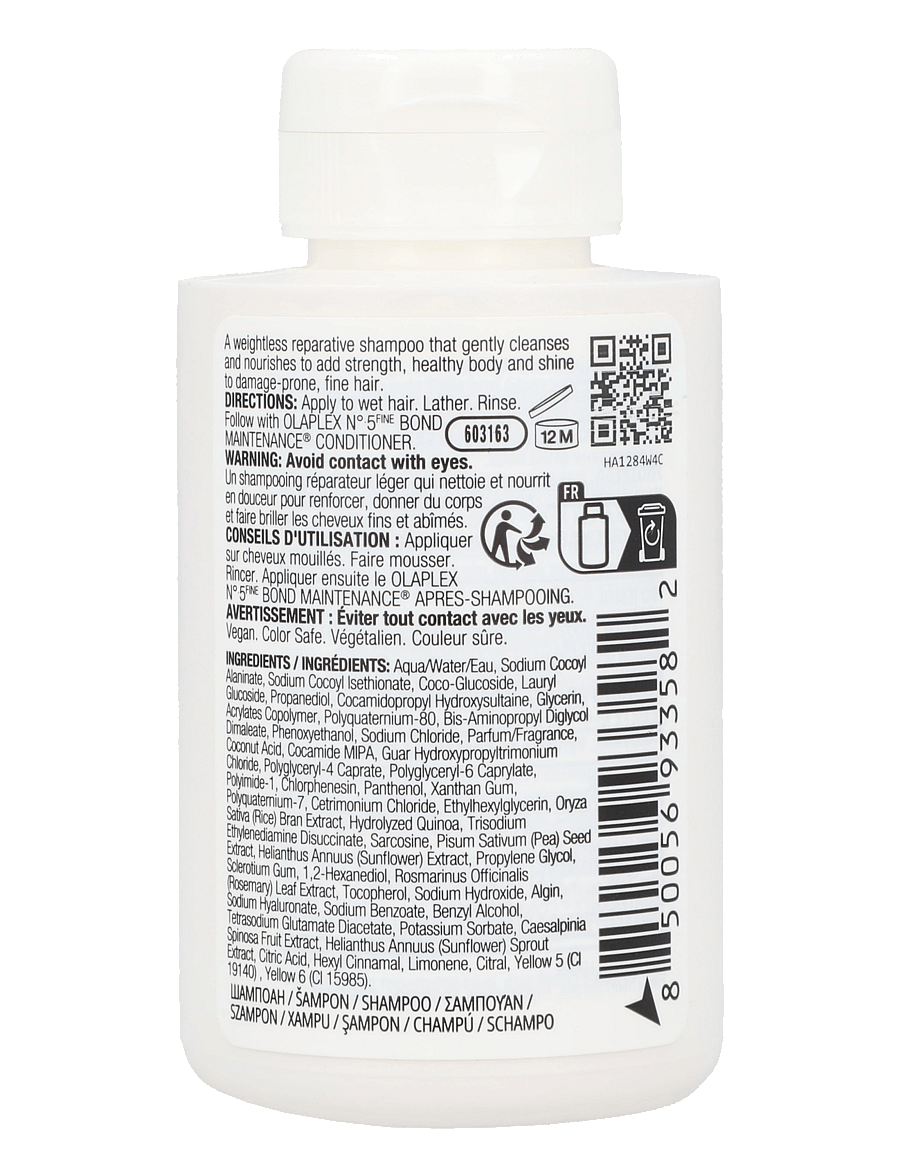 Olaplex - No. 4F Fine Bond Maintenance Shampoo TRAVEL - hårpleje - no color - 1