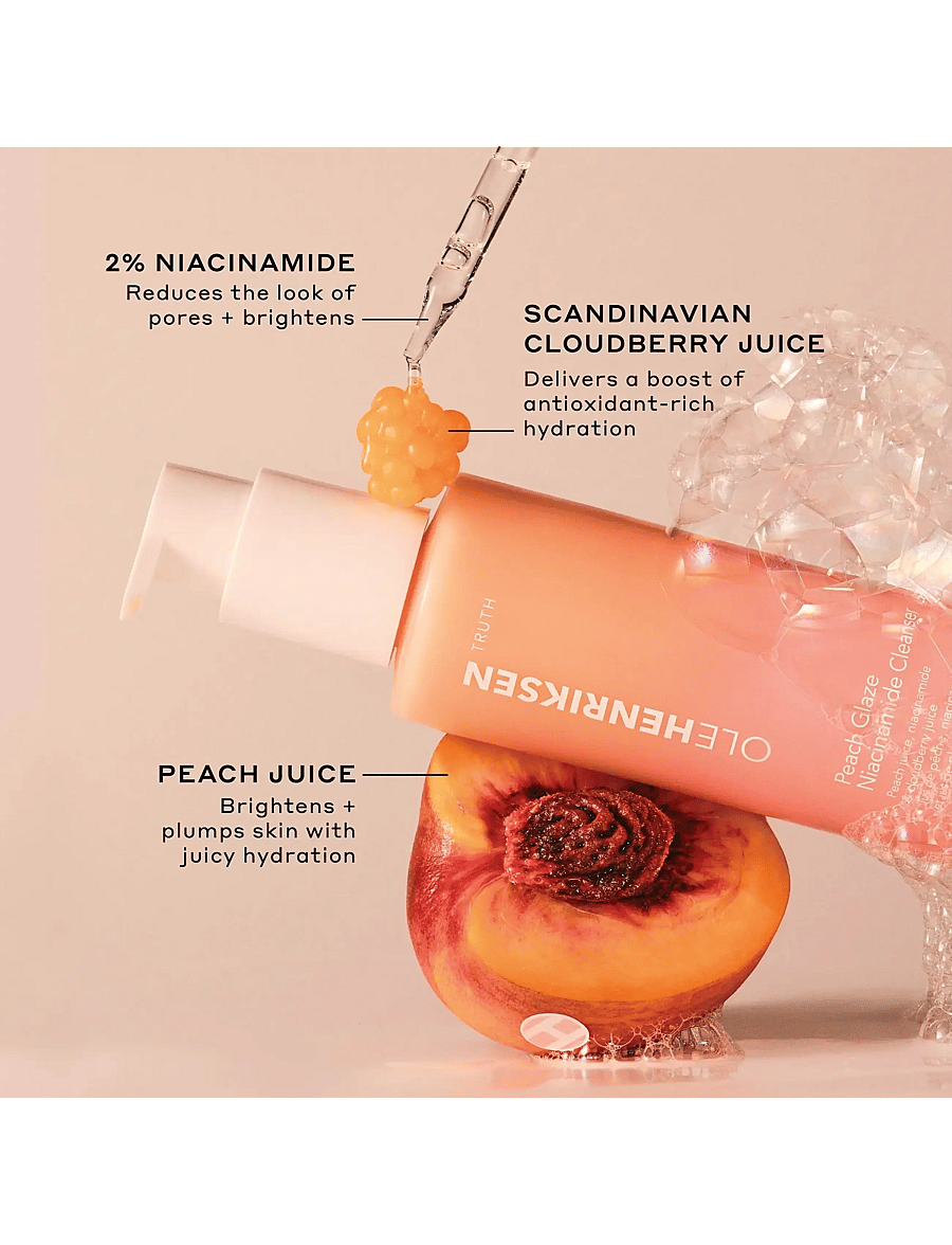 Ole Henriksen - TRUTH Peach cleanser 148 ml - puhdistusgeelit - clear - 5