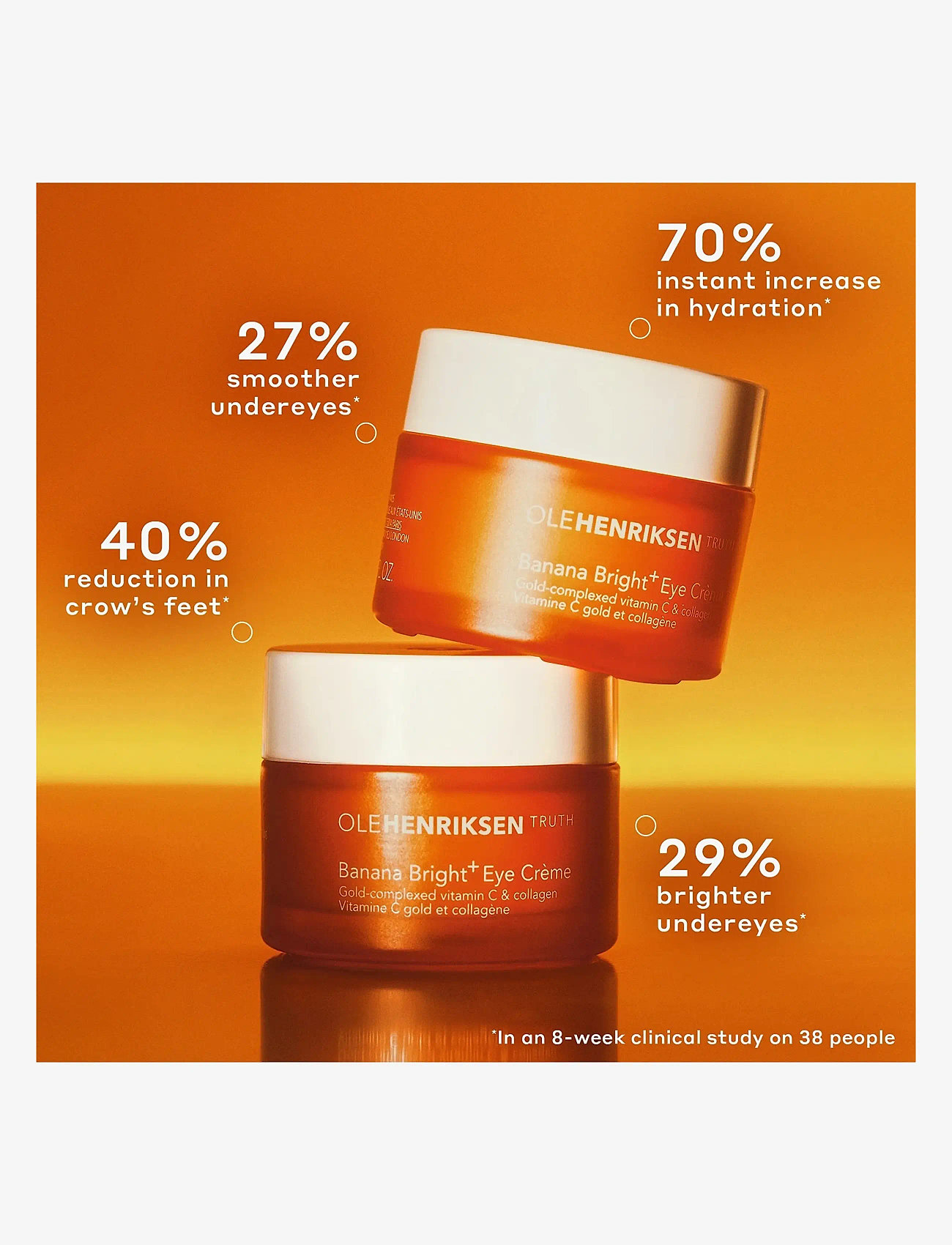 Ole Henriksen - Banana Bright+ Eye Crème - silmänympärysvoiteet - no color - 4