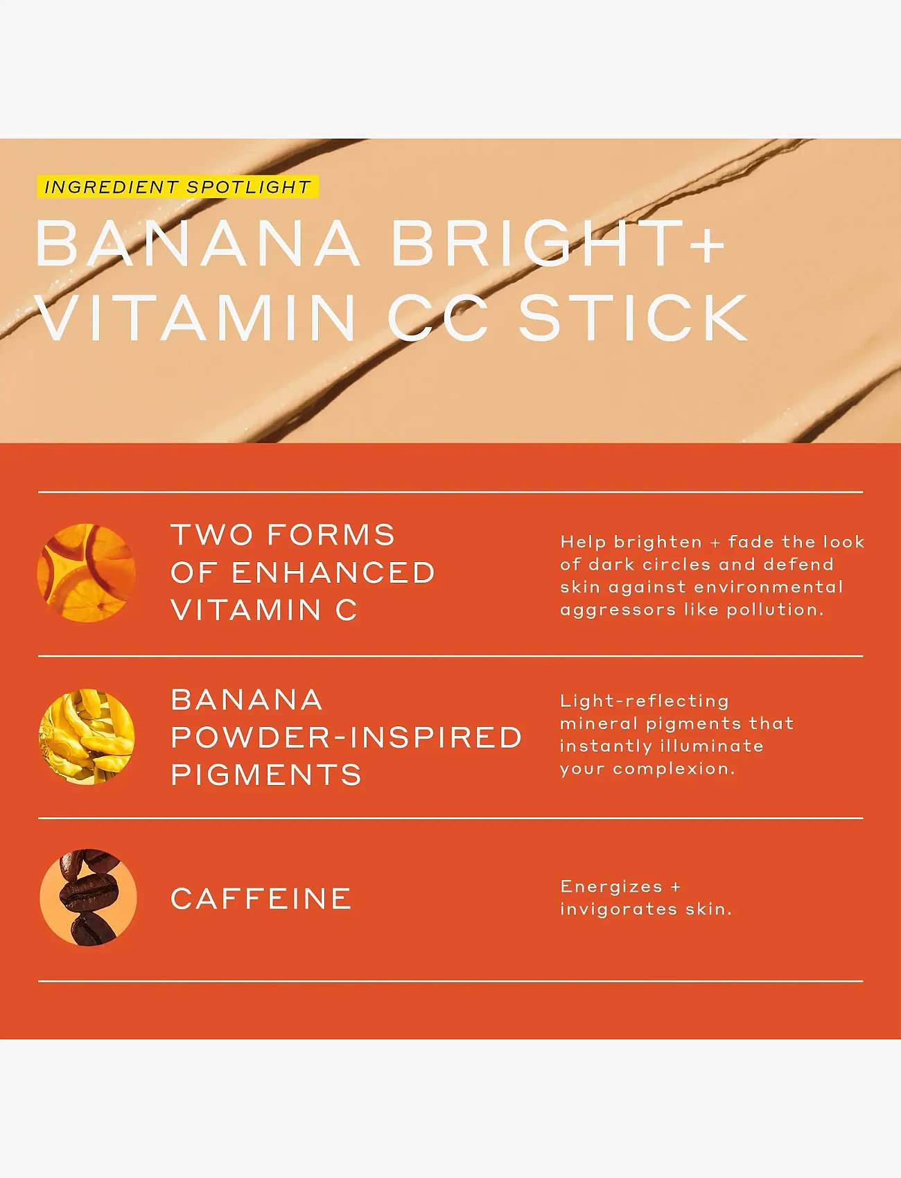 Ole Henriksen - OLE HENRIKSEN TRUTH Banana bright+ vitamin cc stick Apricot - redo för date night - apricot - 5