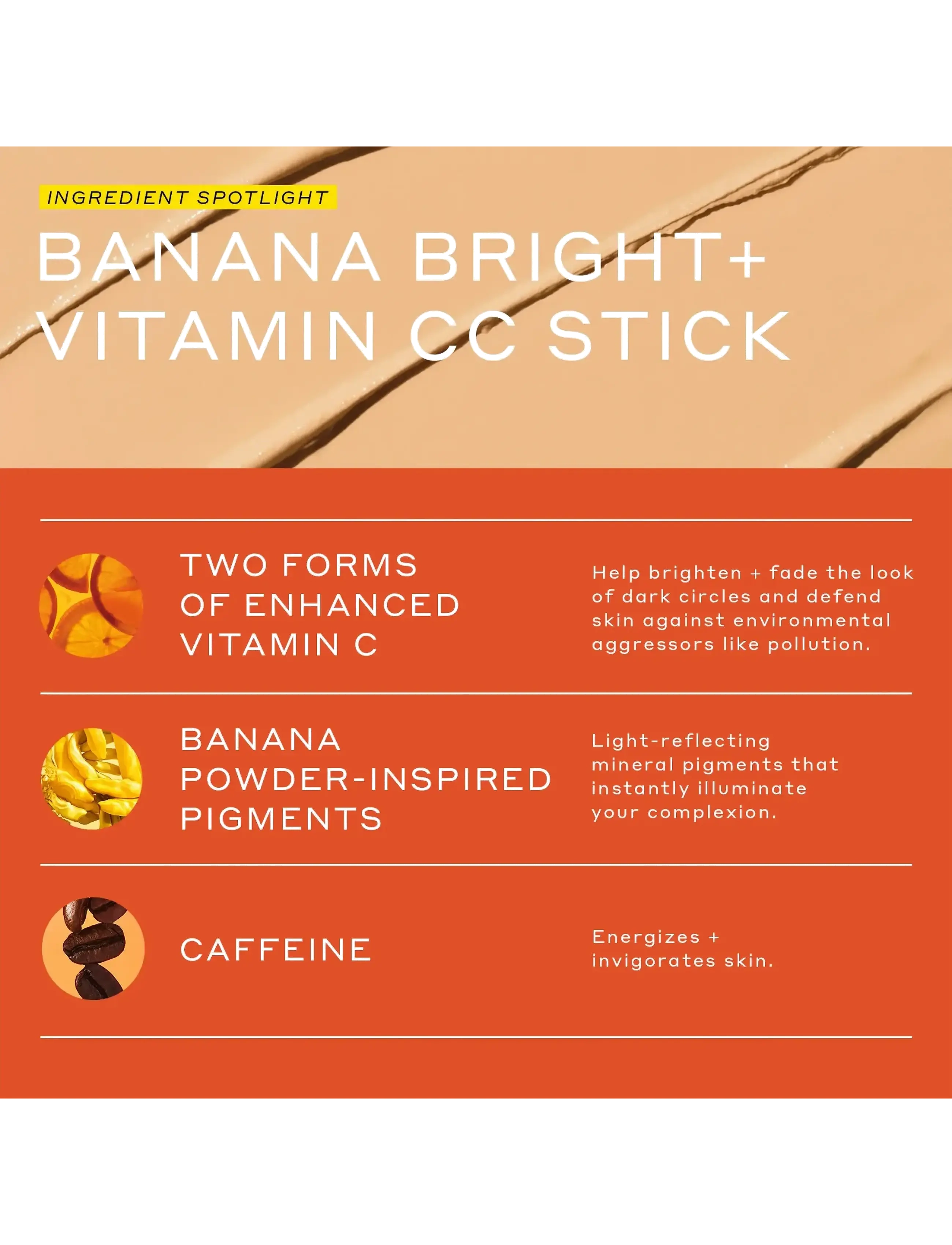 Ole Henriksen - OLE HENRIKSEN TRUTH Banana bright+ vitamin cc stick Apricot - bliv klar til date night - apricot - 5