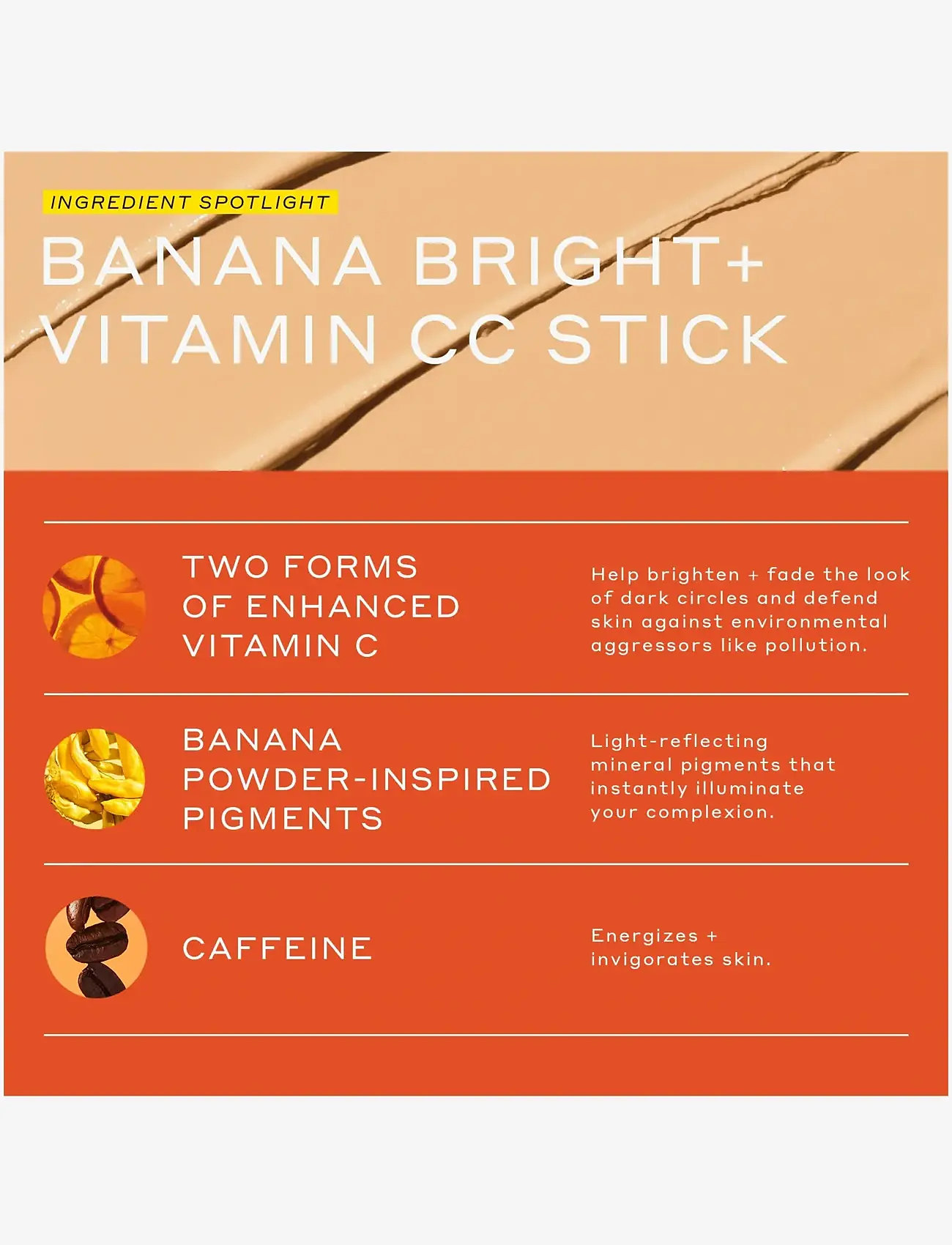 Ole Henriksen - Banana Bright+ Vitamin CC Stick - redo för date night - clear - 5