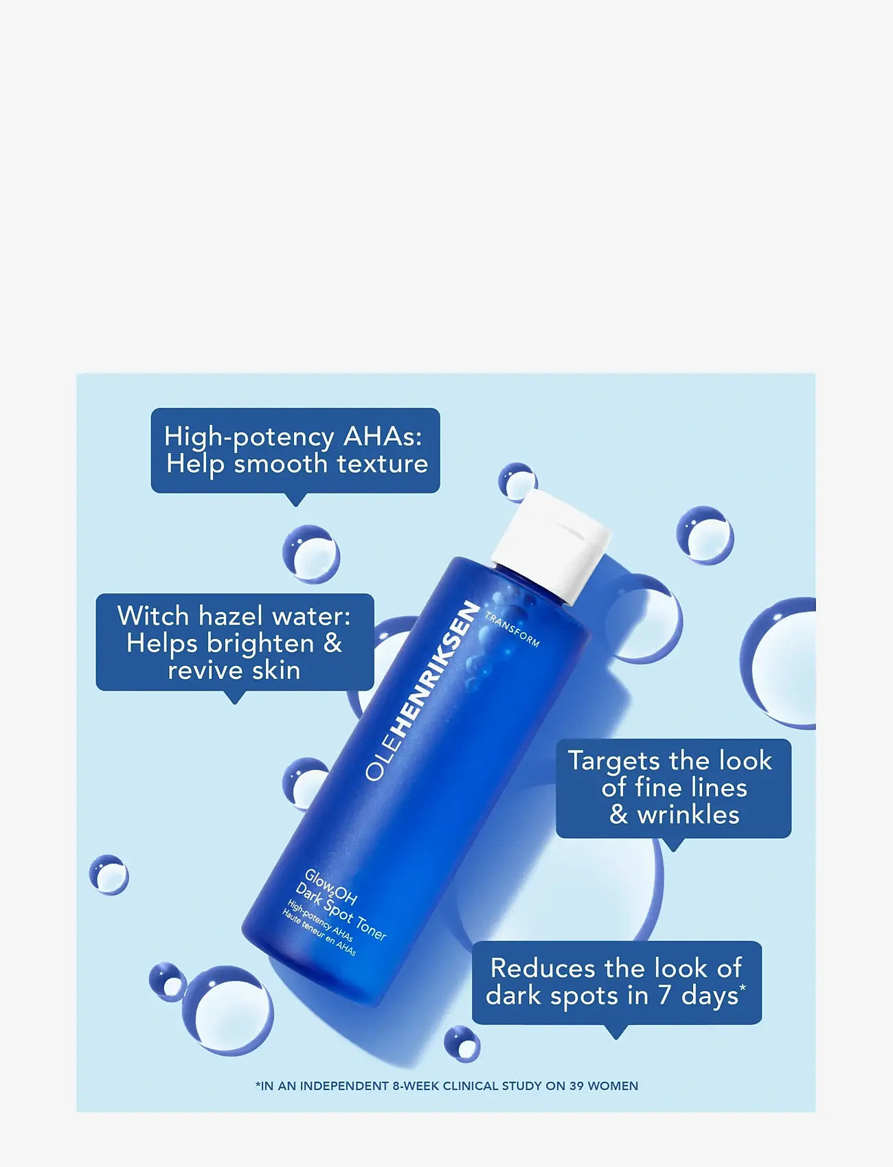 Ole Henriksen - Glow2OH Dark Spot Toner - eksfolierende tonere - no color - 1