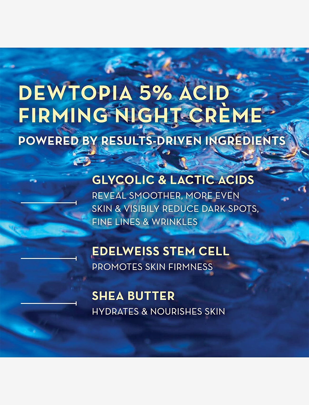 Ole Henriksen - Dewtopia 5% Acid Firming Night Crème - sommerens hudpleje - no color - 4