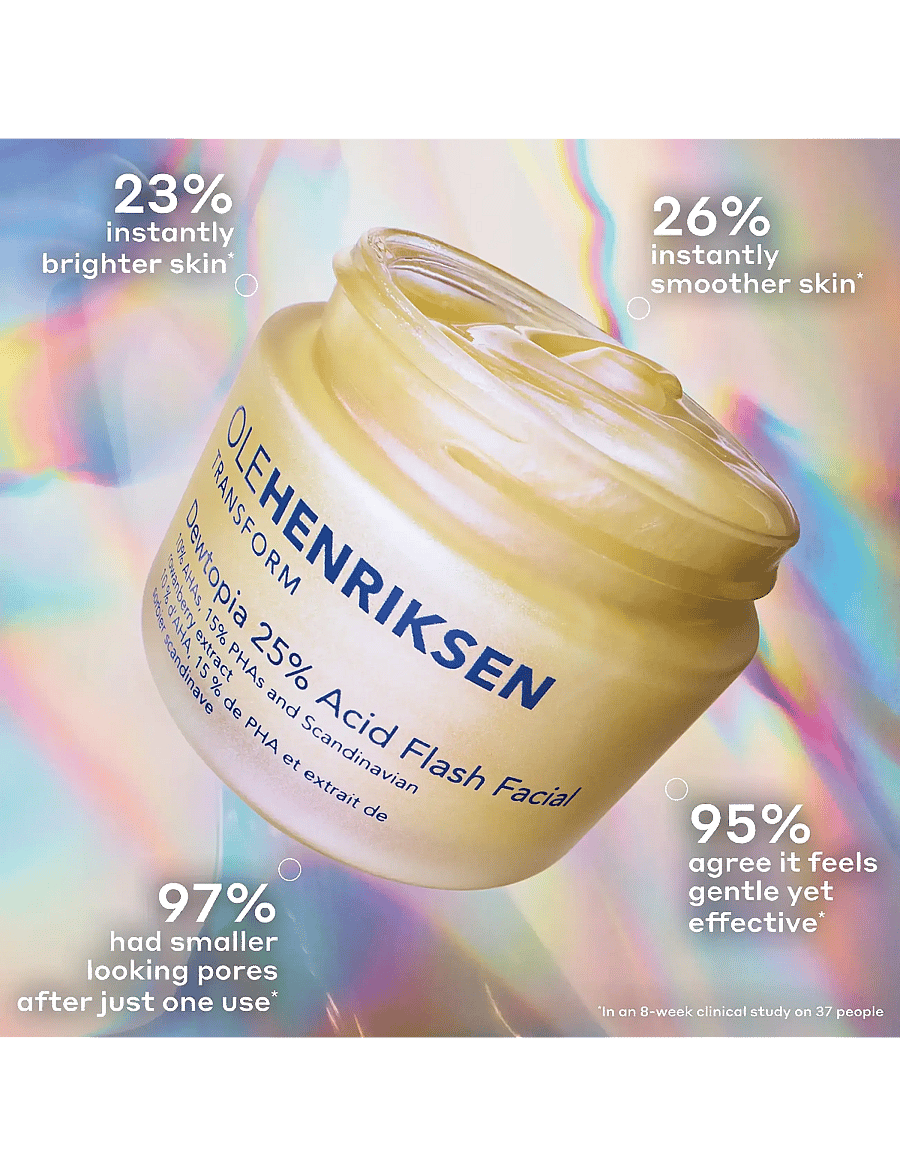 Ole Henriksen - OLE HENRIKSEN TRANSFORM Dewtopia 25% acid flash facial 50 ML - kuorivat naamiot - no color - 2