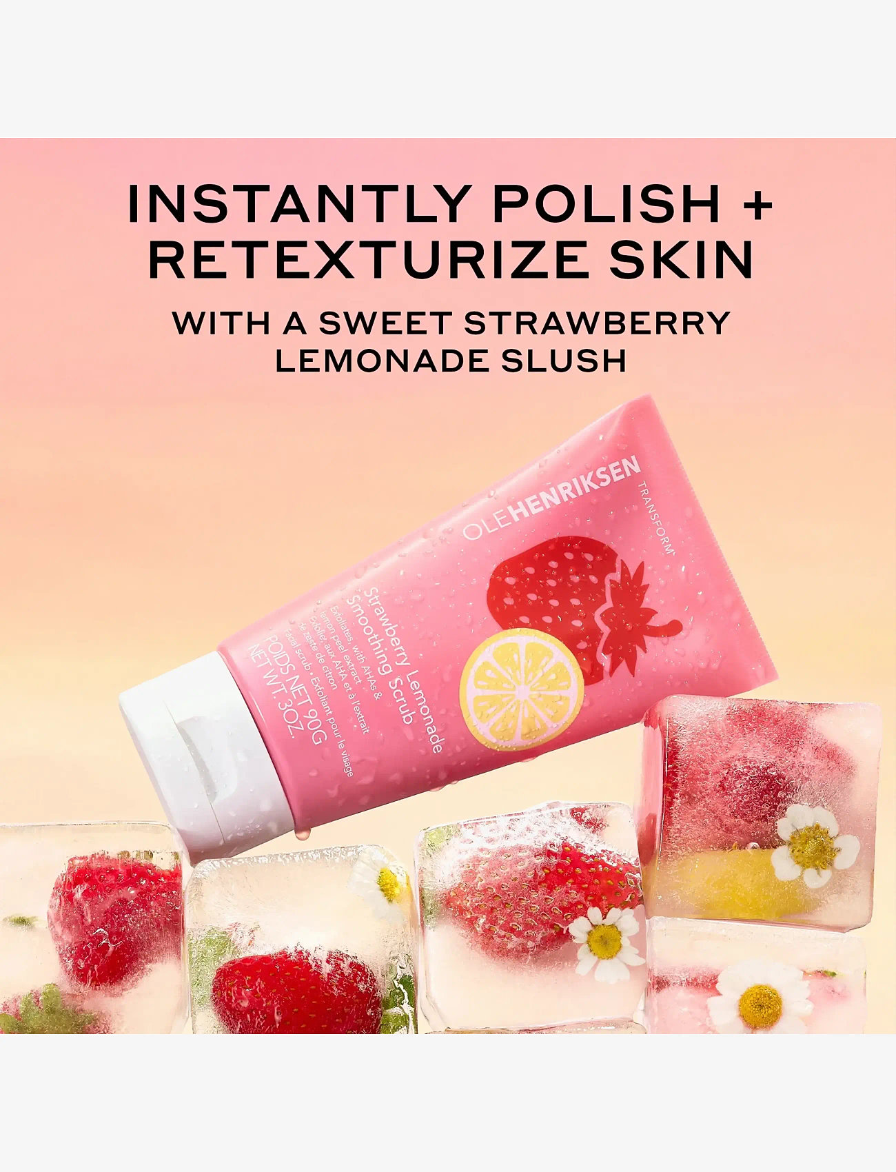 Ole Henriksen - Lemonade Smoothing Scrub - läppskrubb - strawberry - 1