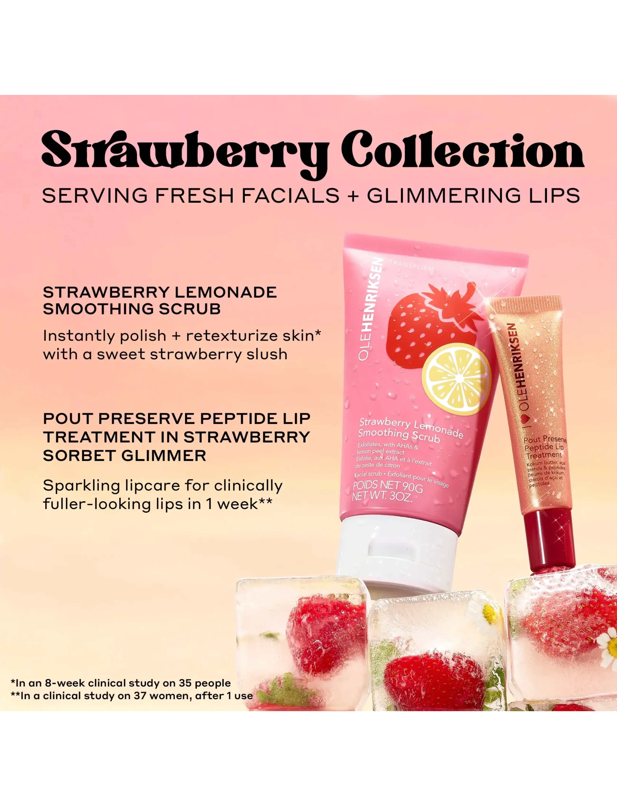 Ole Henriksen - Lemonade Smoothing Scrub - huulten kuorinnat - strawberry - 5