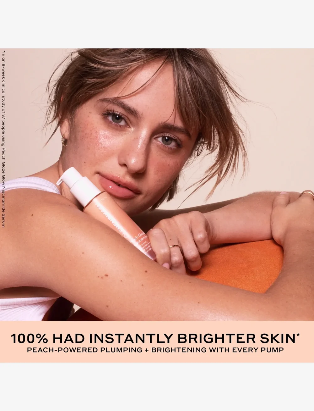 Ole Henriksen - TRUTH Peach glaze glow serum 30.00 ML - serum & oljor - clear - 3