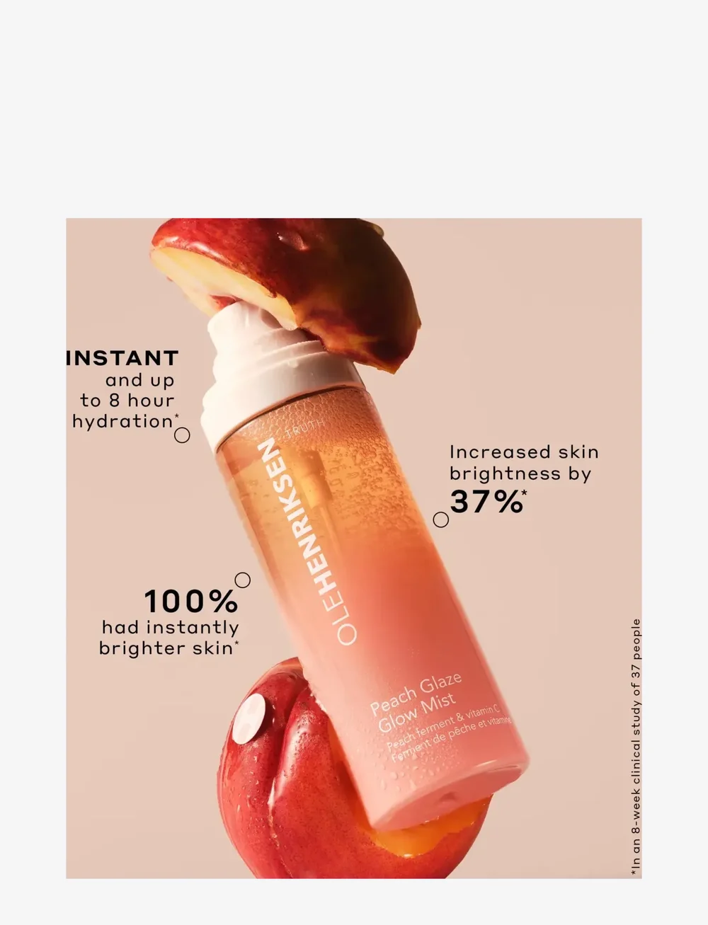 Ole Henriksen - Peach Glaze Glow Mist - ansigtsmist - clear - 5