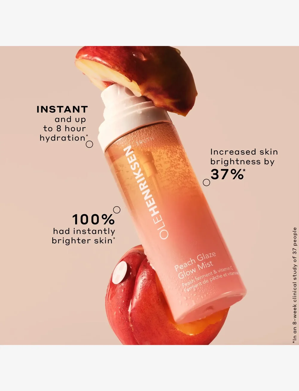 Ole Henriksen - Peach Glaze Glow Mist - ansiktsmist - clear - 5