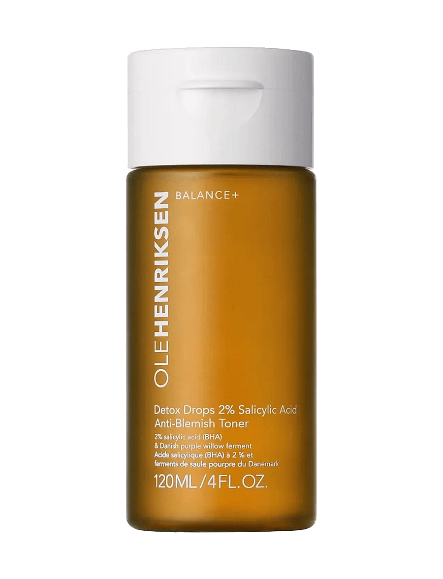 Ole Henriksen - BALANCE Detox drops 2% salicylic acid toner 120ML - eksfolierende tonere - clear - 0