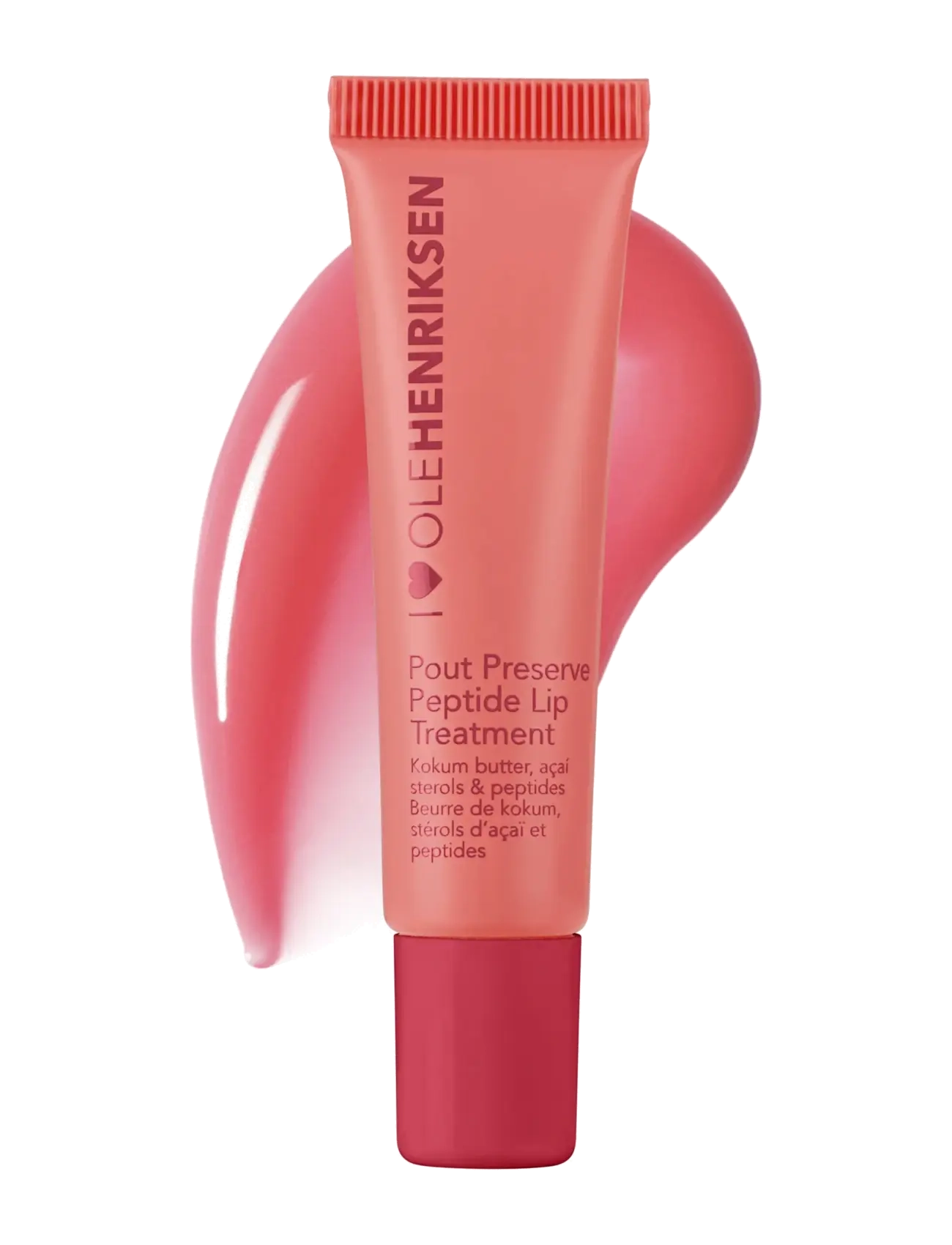 Ole Henriksen Pout Preserve Peptide Lip Treatment 12Ml, Læbepleje, Pink, Str: 12 ML