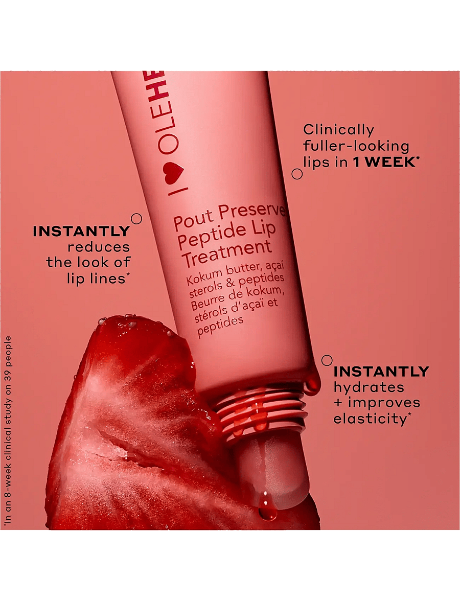 Ole Henriksen - Pout Preserve Peptide Lip Treatment 12ml - læbemaske - strawberry sorbet - 3