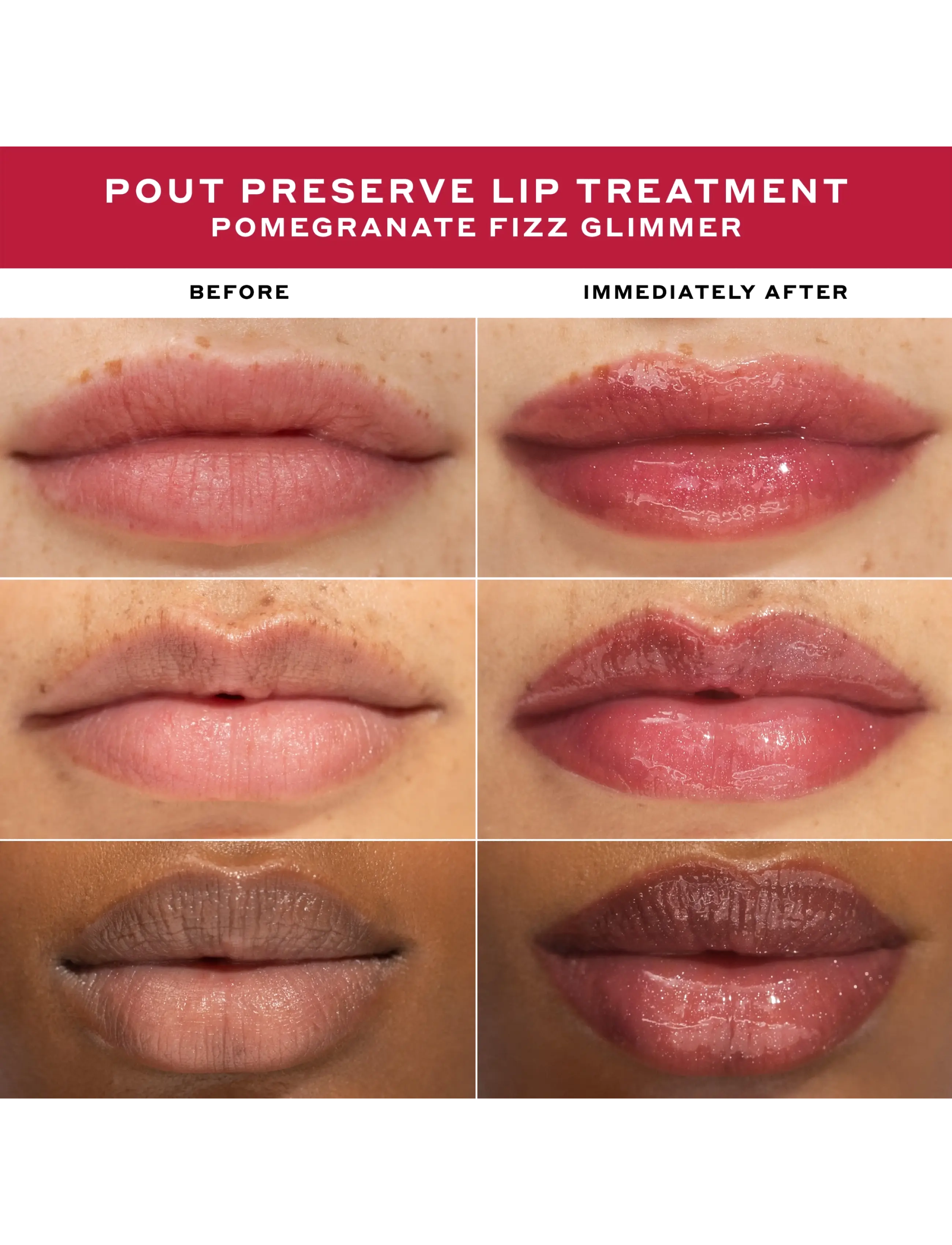 Ole Henriksen - LIP TREATMENT Pout Preserve pomegranate fizz glimmer 12 ml - pomegranate fizz glimmer - 3