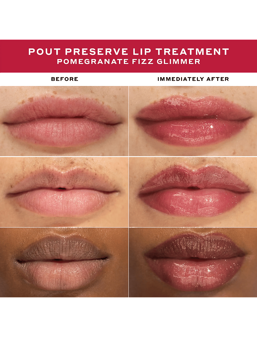 Ole Henriksen - LIP TREATMENT Pout Preserve pomegranate fizz glimmer 12 ml - makeup - pomegranate fizz glimmer - 3