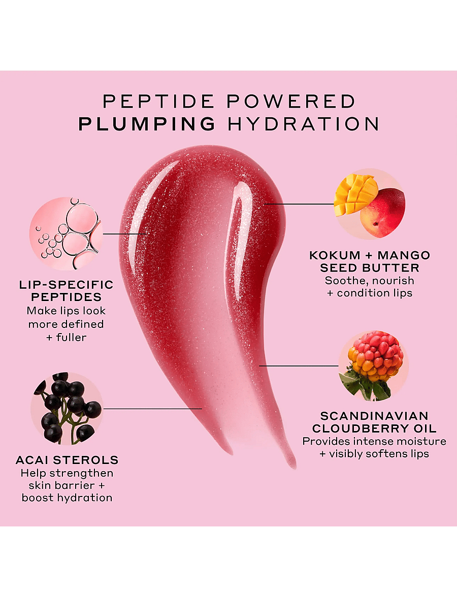 Ole Henriksen - LIP TREATMENT Pout Preserve pomegranate fizz glimmer 12 ml - makeup - pomegranate fizz glimmer - 5