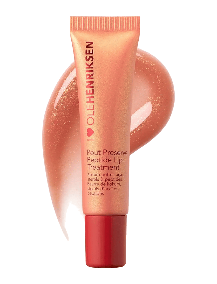 Ole Henriksen - Pout Preserve Peptide Lip Treatment 12ml - læbemaske - strawberry sorbet glimmer - 0