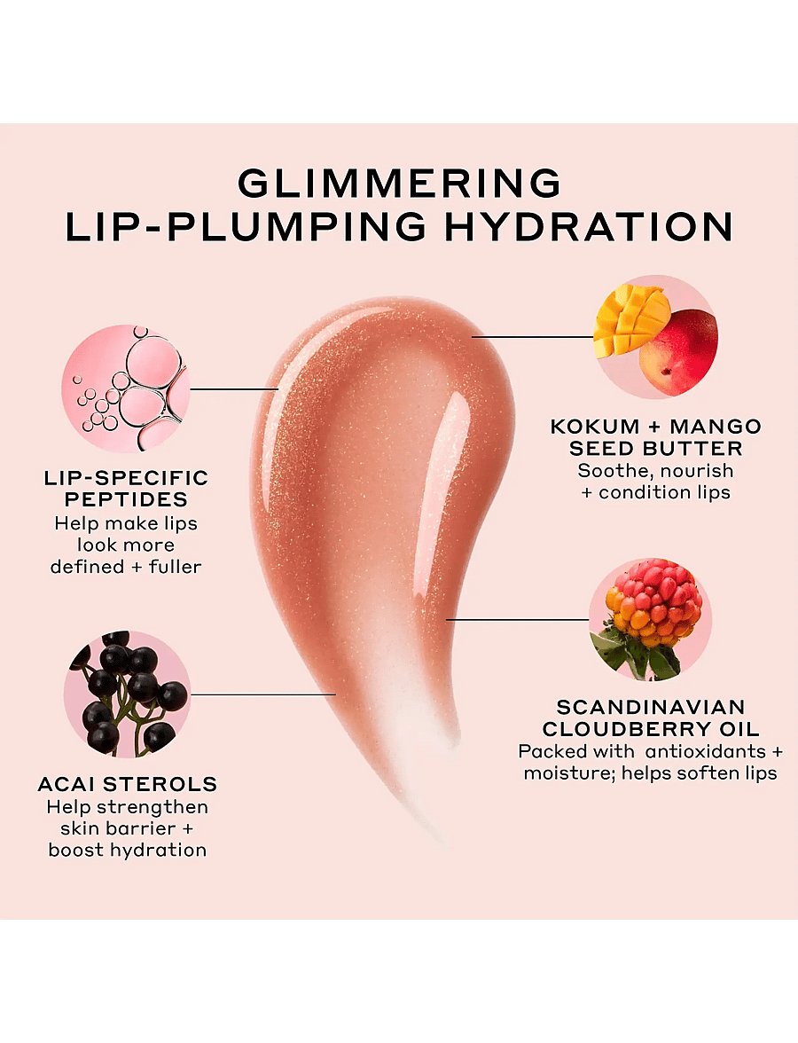 Ole Henriksen - Pout Preserve Peptide Lip Treatment 12ml - læbemaske - strawberry sorbet glimmer - 5