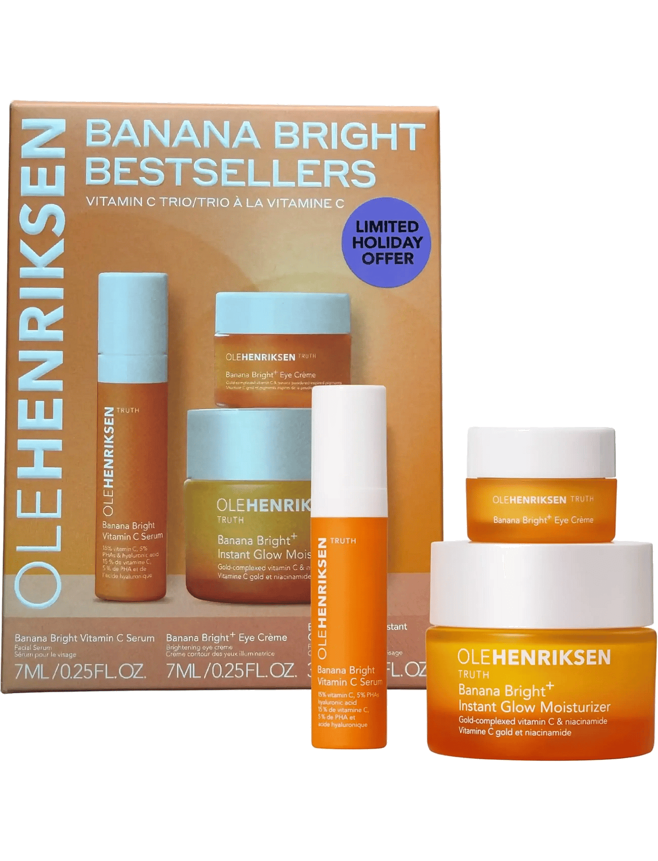 Ole Henriksen Sets Bb Vit.c Serum 7Ml/Bbm 35Ml/Bb Eye 7Ml 49 Ml - Nude - 49 ML