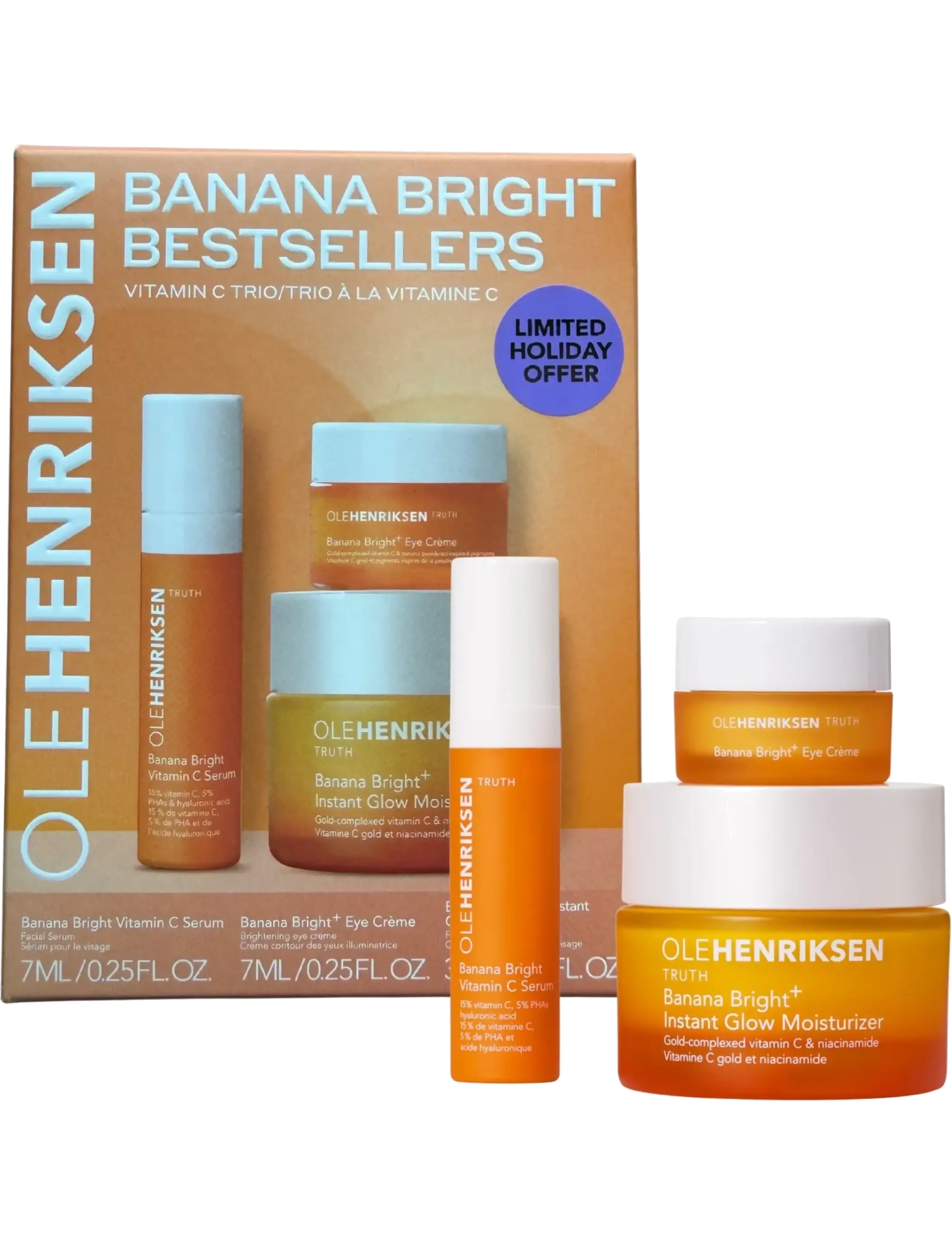 Ole Henriksen SETS Bb vit.c serum 7ml/bbm 35ml/bb eye 7ml 49 ml - Niacinamide - CLEAR / undefined