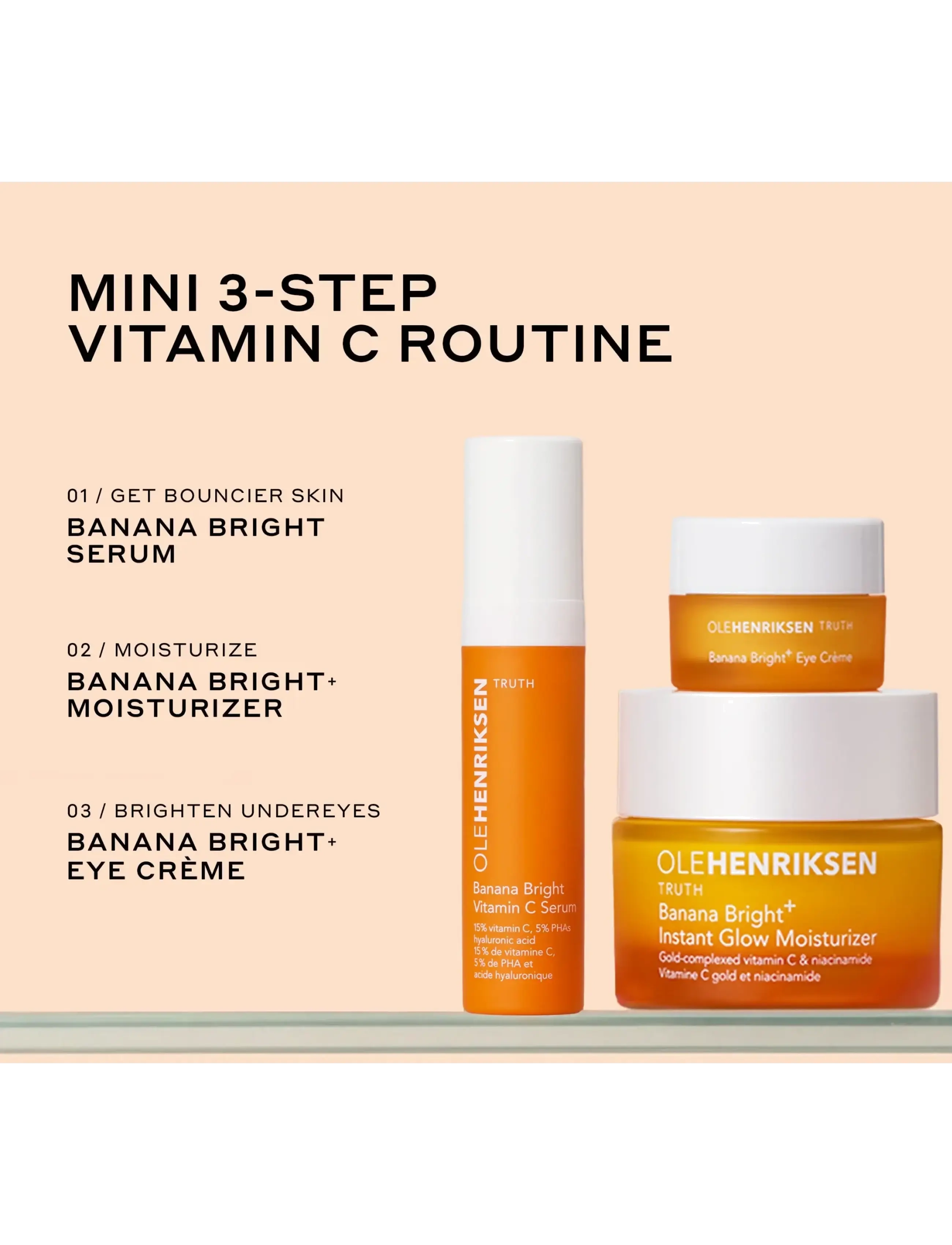 Ole Henriksen - SETS Bb vit.c serum 7ml/bbm 35ml/bb eye 7ml 49 ml - clear - 2