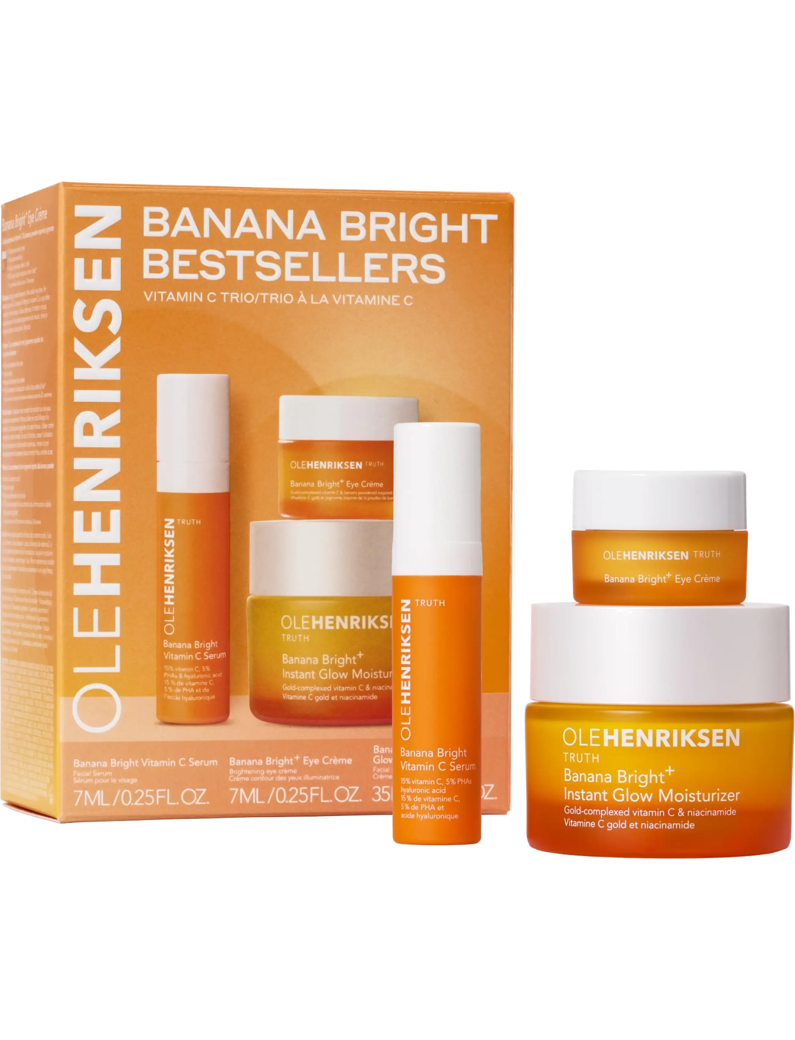 Ole Henriksen SETS Banana Bright + Bestsellers mini set 49 ml - Resestorlekar & Kits - NO COLOR / undefined