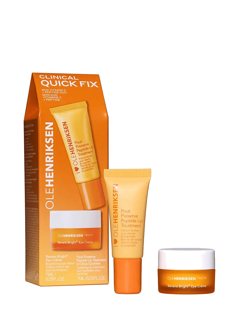 Ole Henriksen - SETS Clinical Quick Fix Mini Vitamin C + Peptide Duo 14 ml - læbepomade - clear - 0