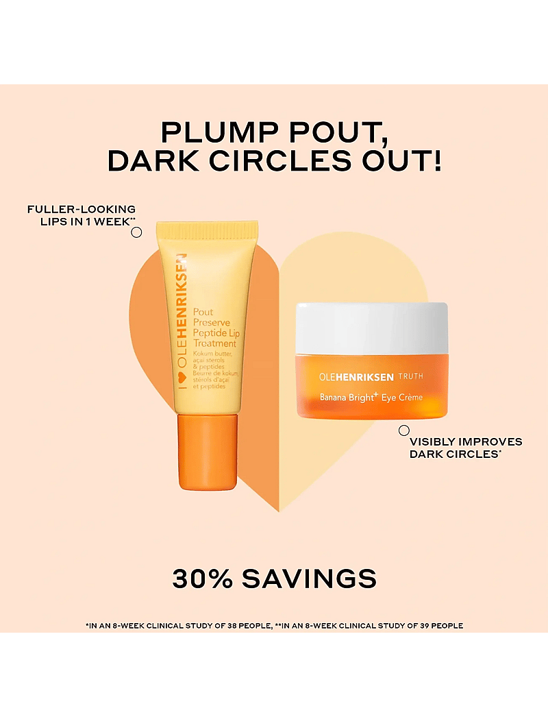 Ole Henriksen - SETS Clinical Quick Fix Mini Vitamin C + Peptide Duo 14 ml - læbepomade - clear - 1