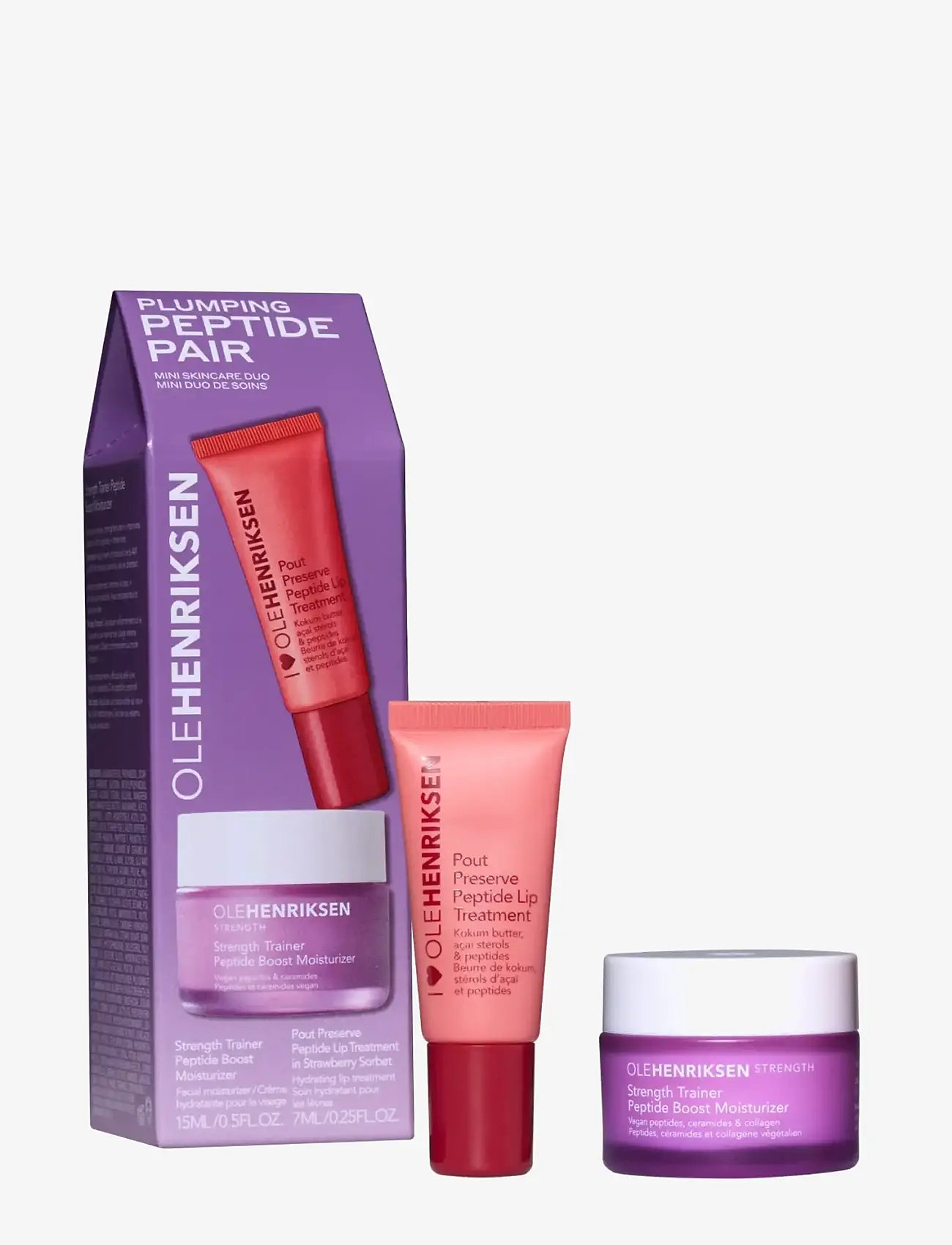 Ole Henriksen - SETS Plumping Peptide Pair Mini Skincare Duo 22 ml - læbepomade - clear - 0