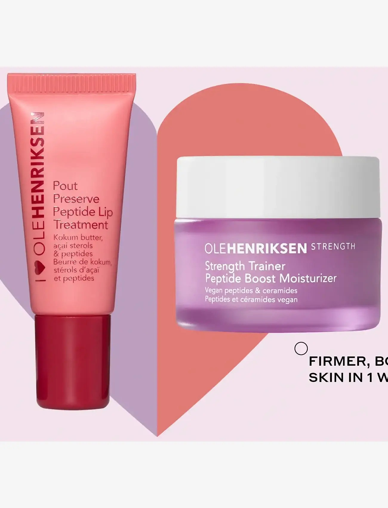Ole Henriksen - SETS Plumping Peptide Pair Mini Skincare Duo 22 ml - læbepomade - clear - 1