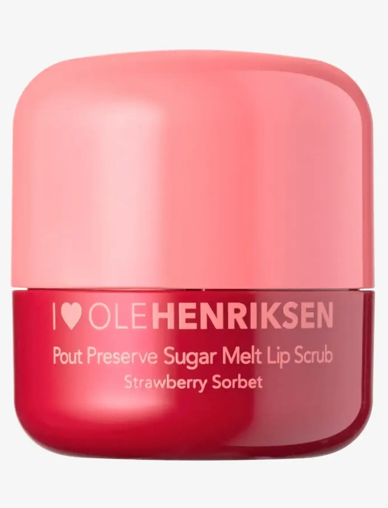 Ole Henriksen - Pout Preserve Sugar Melt Lip Scrub Strawberry Sorbet 4 ml - läppskrubb - clear - 0
