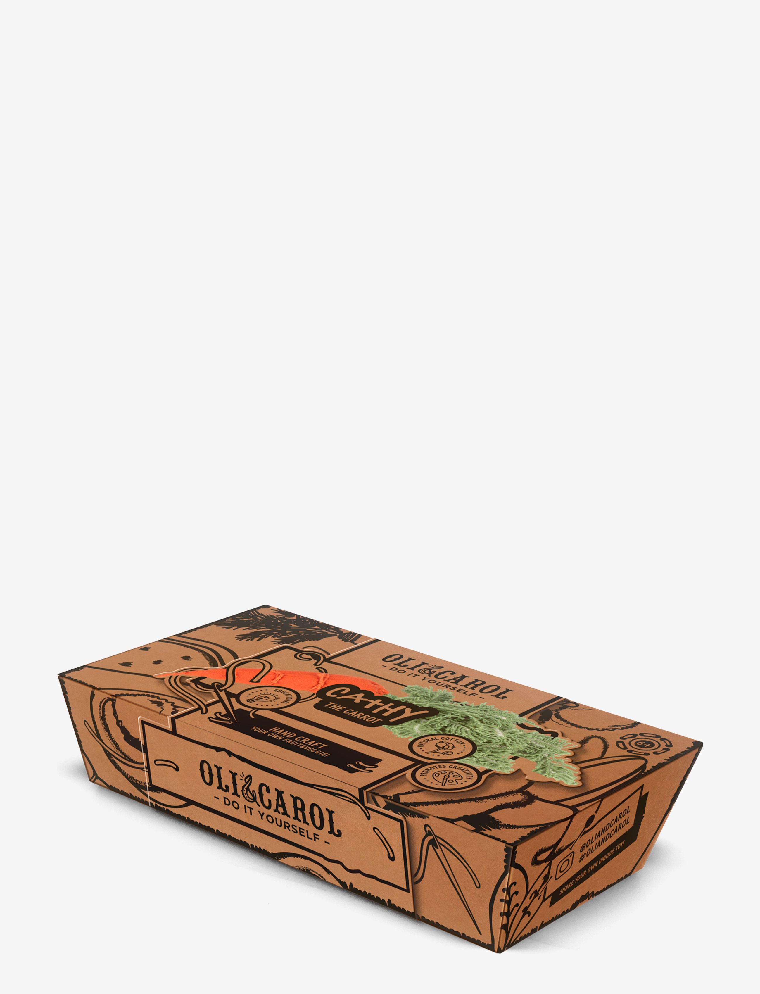 OLI & CAROL - Do It Yourself kit DIY CATHY THE CARROT - hobbyartikler - orange, green - 4