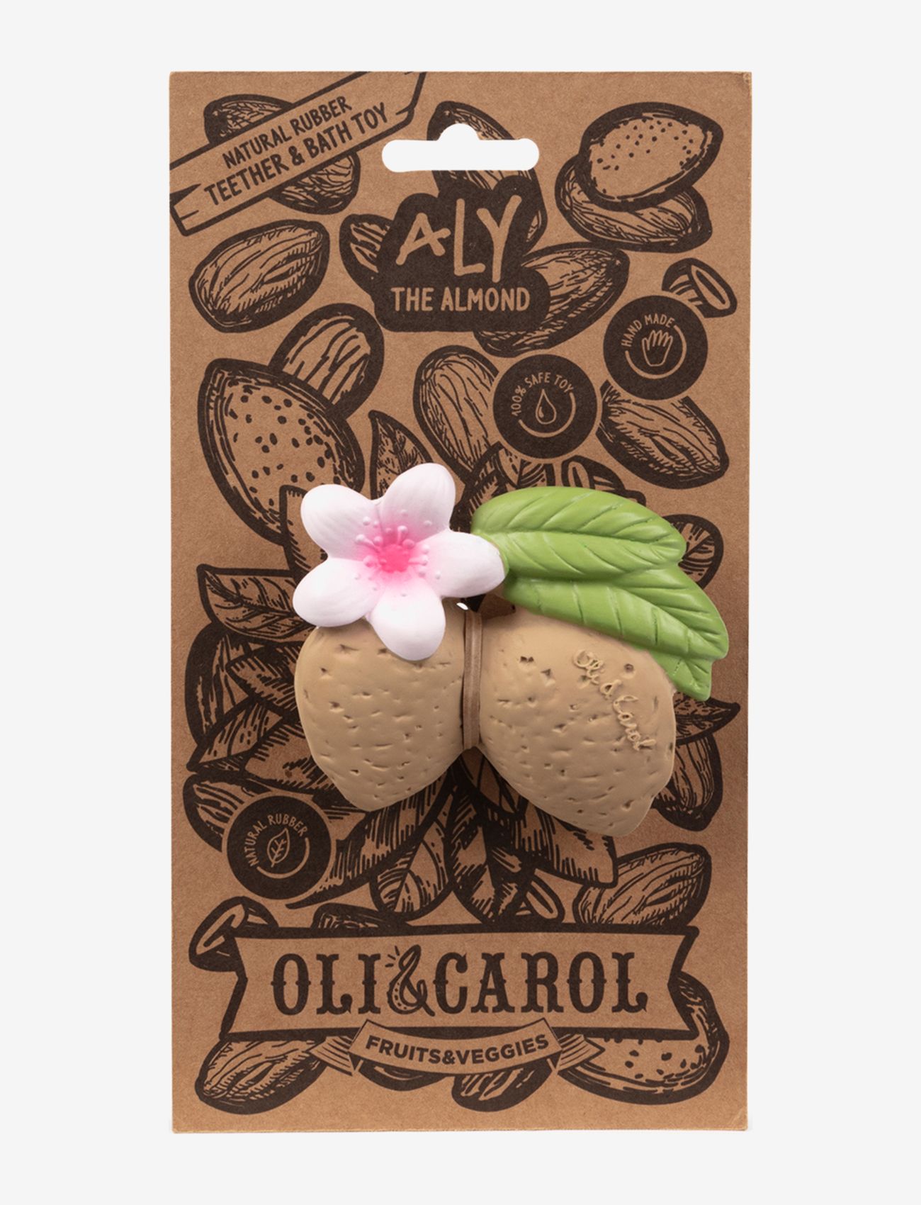 OLI & CAROL - ALY THE ALMOND - bitleksaker - brown, green, white - 3