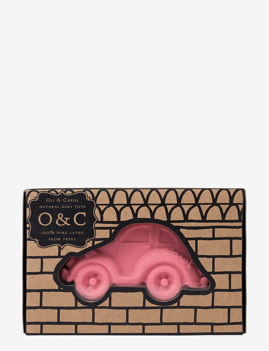 OLI & CAROL - SMALL BEETLE CAR - bada - pink - 2