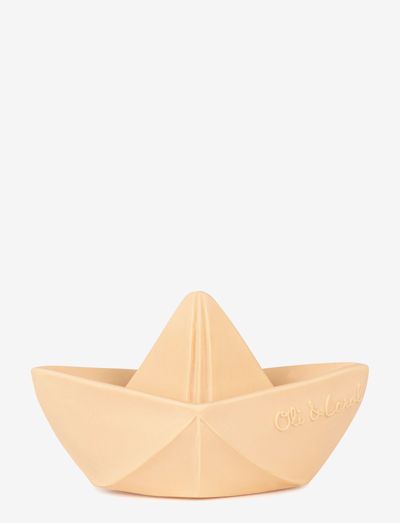 OLI & CAROL - ORIGAMI BOAT PINK - badeleker - beige - 1