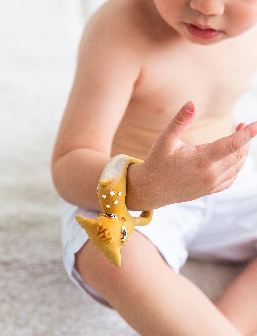 OLI & CAROL - OLIVE THE DEER BRACELET - bitleksaker - brown - 0