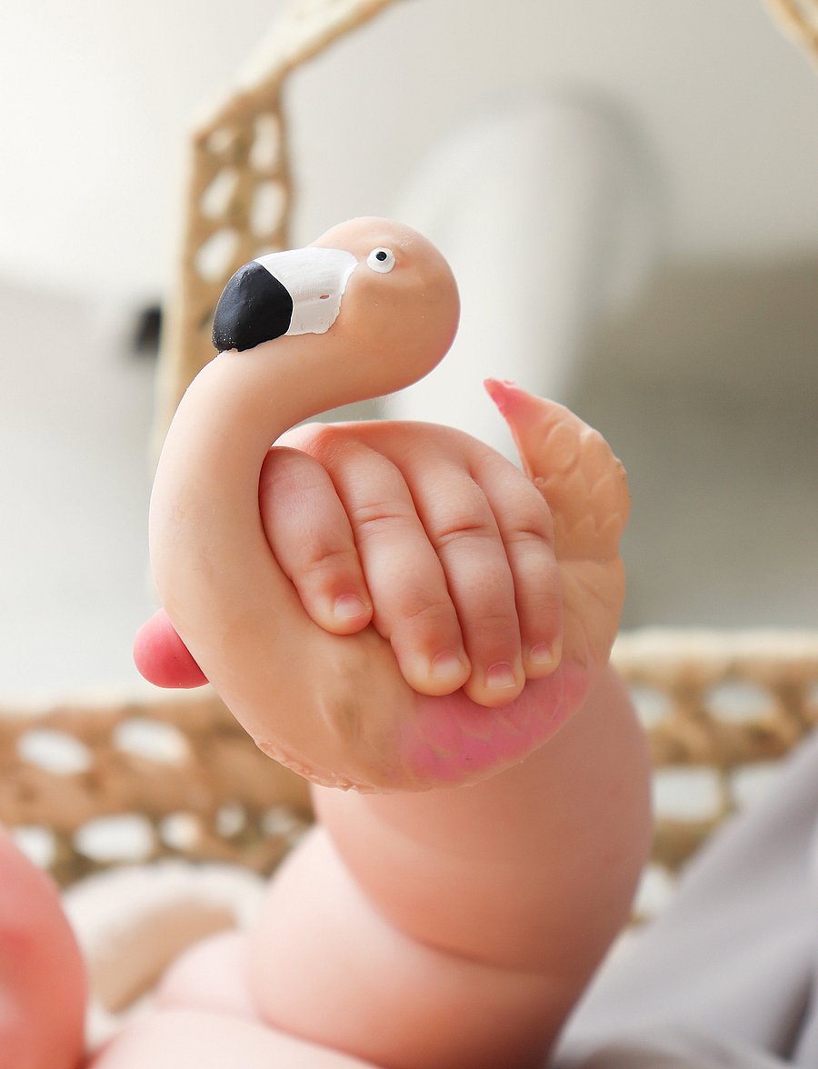 OLI & CAROL - SKY THE FLAMINGO - bidelegetøj - white, pink - 0