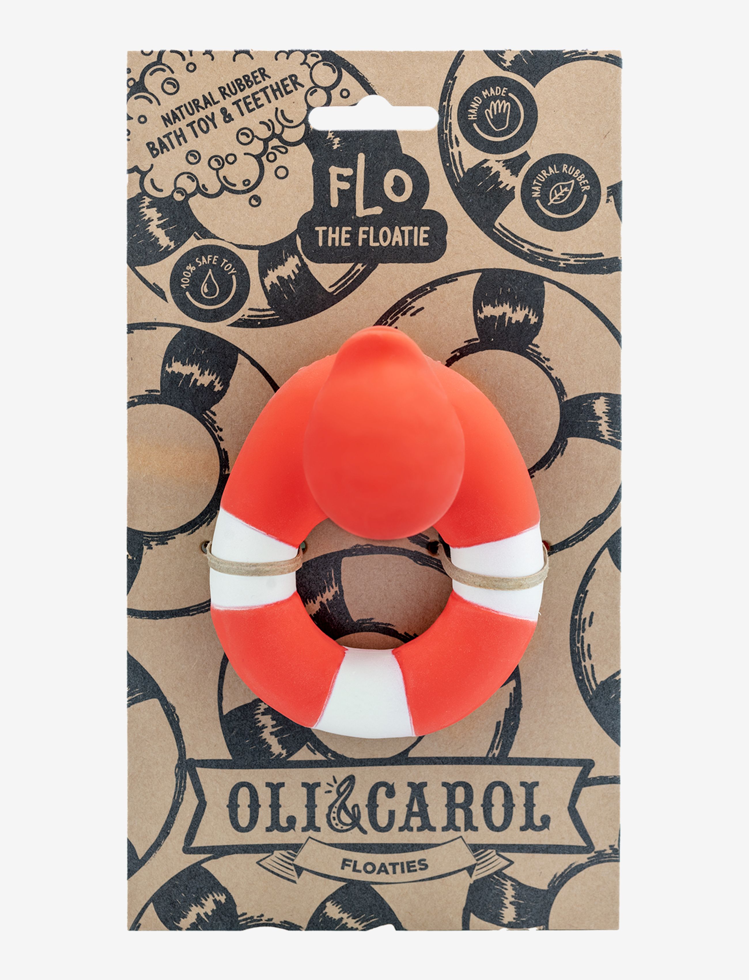 OLI & CAROL - FLO THE FLOATIE - bad - red, whire - 3