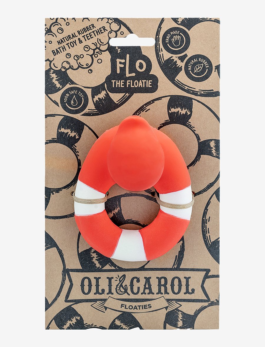 OLI & CAROL - FLO THE FLOATIE - bad - red, whire - 3