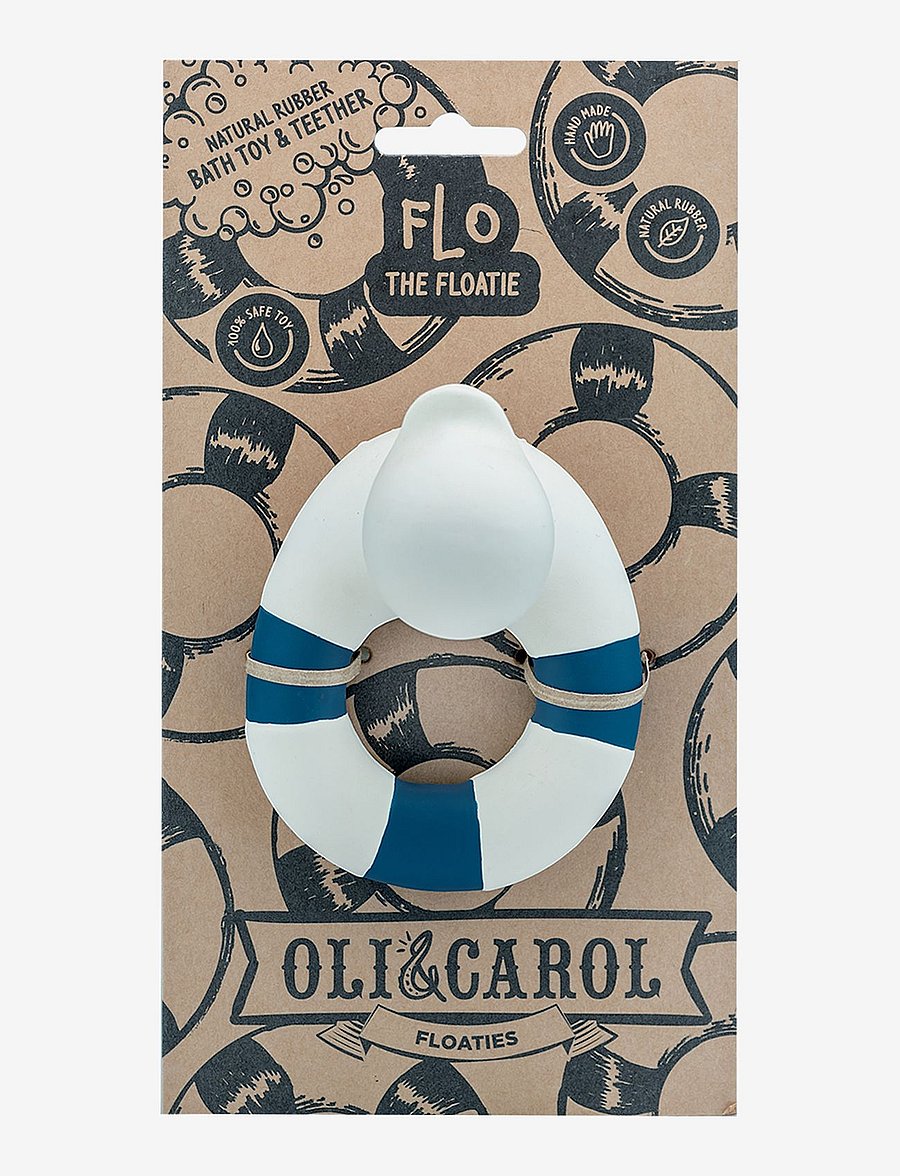 OLI & CAROL - FLO THE FLOATIE - bada - white, navy blue - 2
