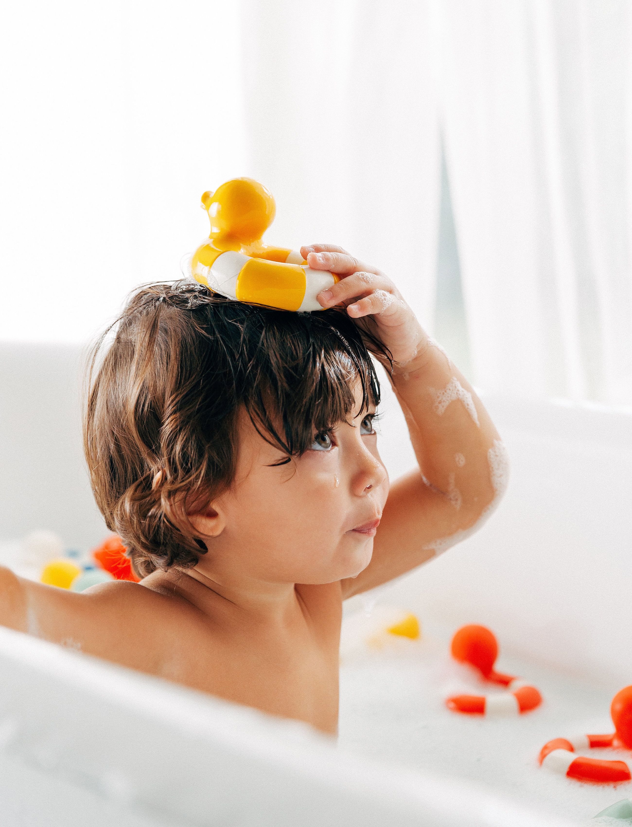 OLI & CAROL Flo The Floatie, 10.3X 7.9X 6.4 cm, Yellow, Bath & Water Legetøj > Bath Legetøj, Børn