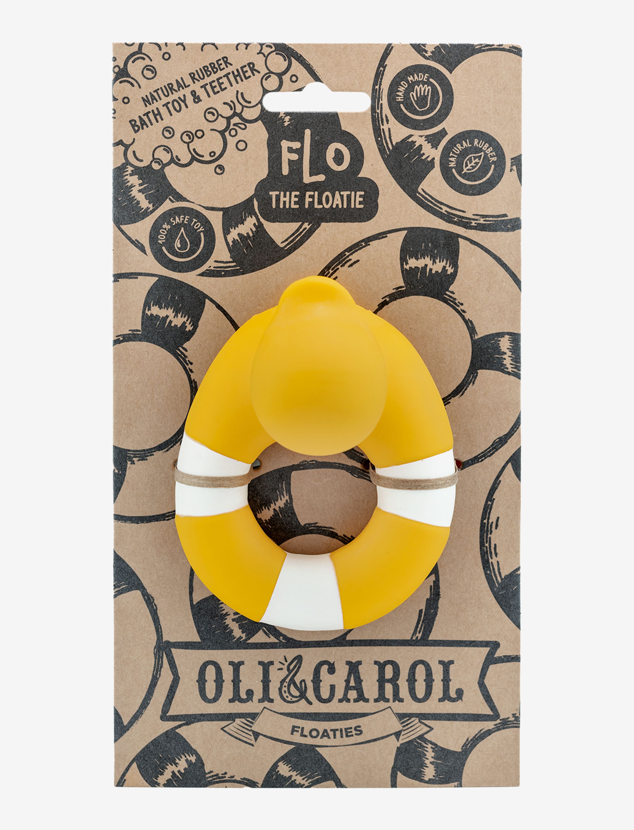 OLI & CAROL - FLO THE FLOATIE - bad - yellow, white - 3
