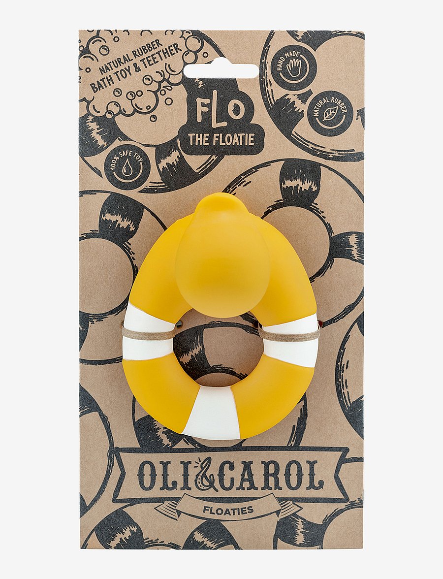 OLI & CAROL - FLO THE FLOATIE - bad - yellow, white - 3