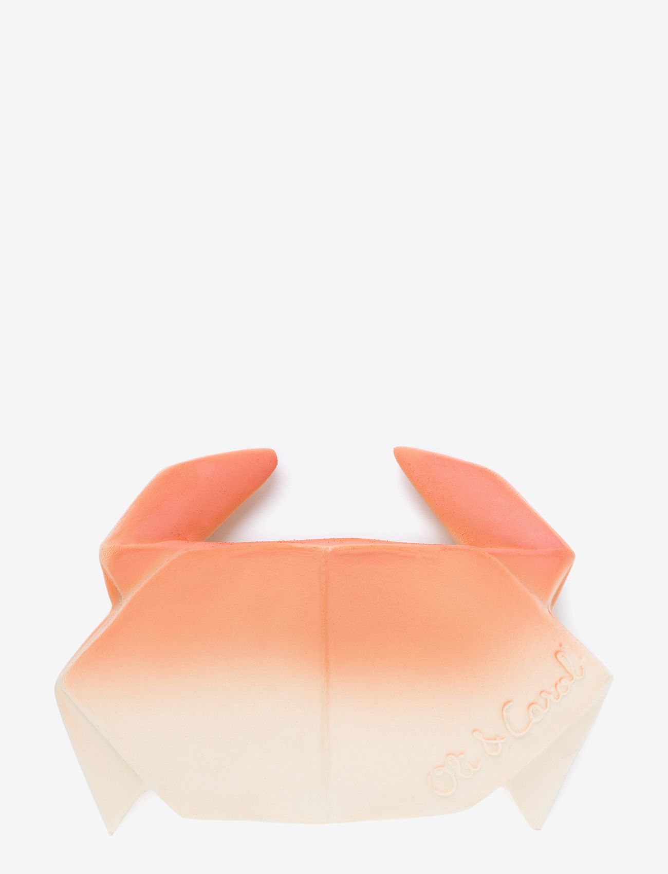 OLI & CAROL - H2ORIGAMI CRAB - bidelegetøj - beige, pink - 1