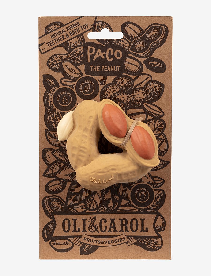 OLI & CAROL - PACO THE PEANUT - bitleksaker - brown - 3